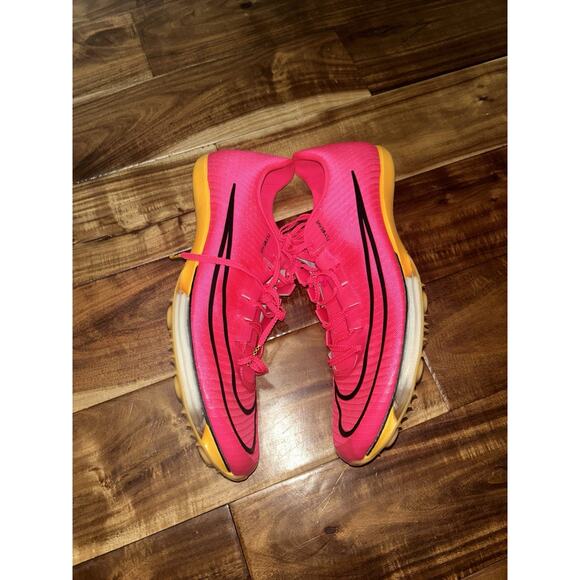Nike Air Zoom Maxfly Men's Size 15 Track Sprinting Spikes Pink - Picture 1 of 7